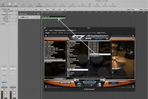 EZdrummer MIDI files Drag and drop